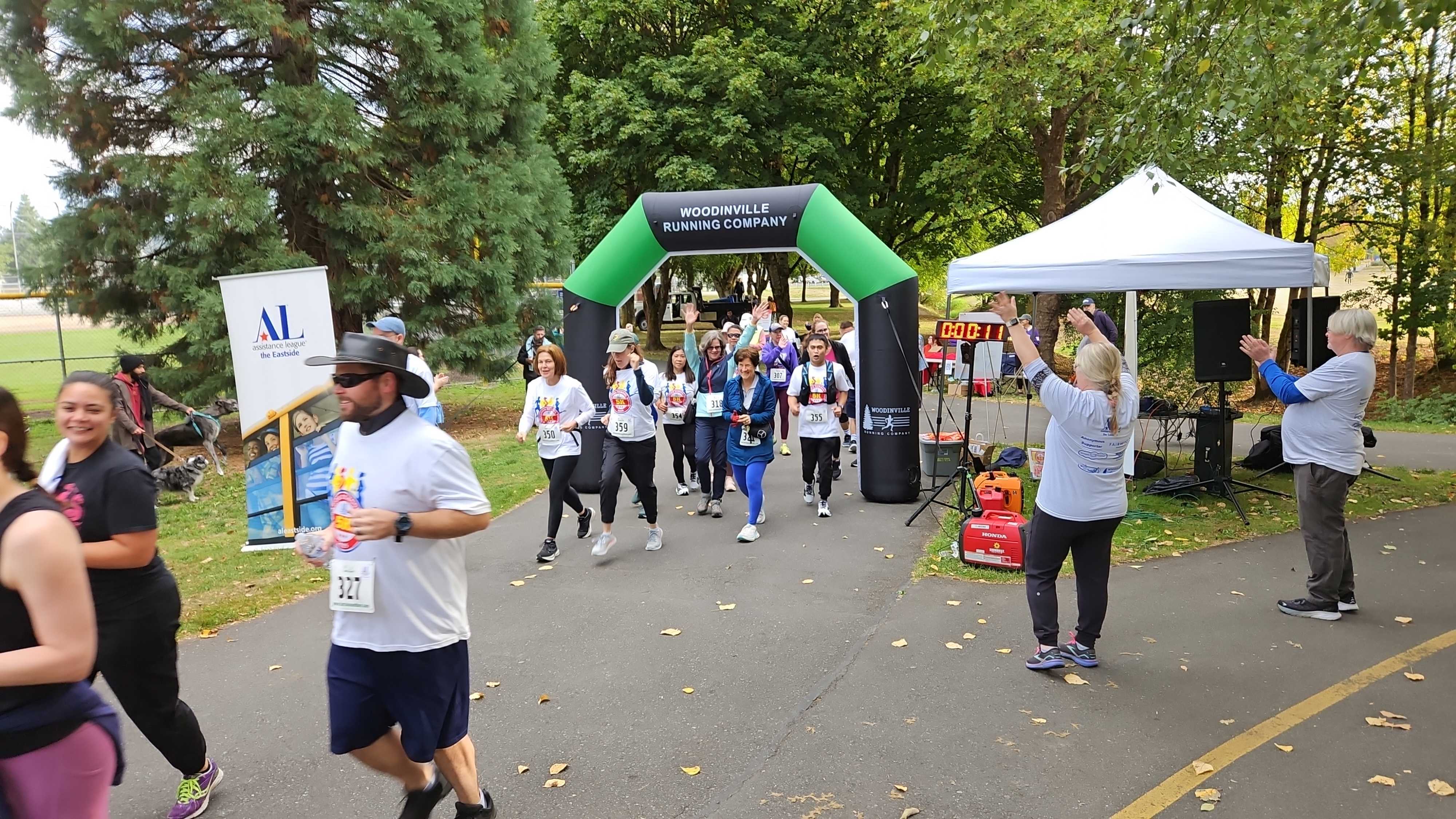 5K runners at Marymoor Park