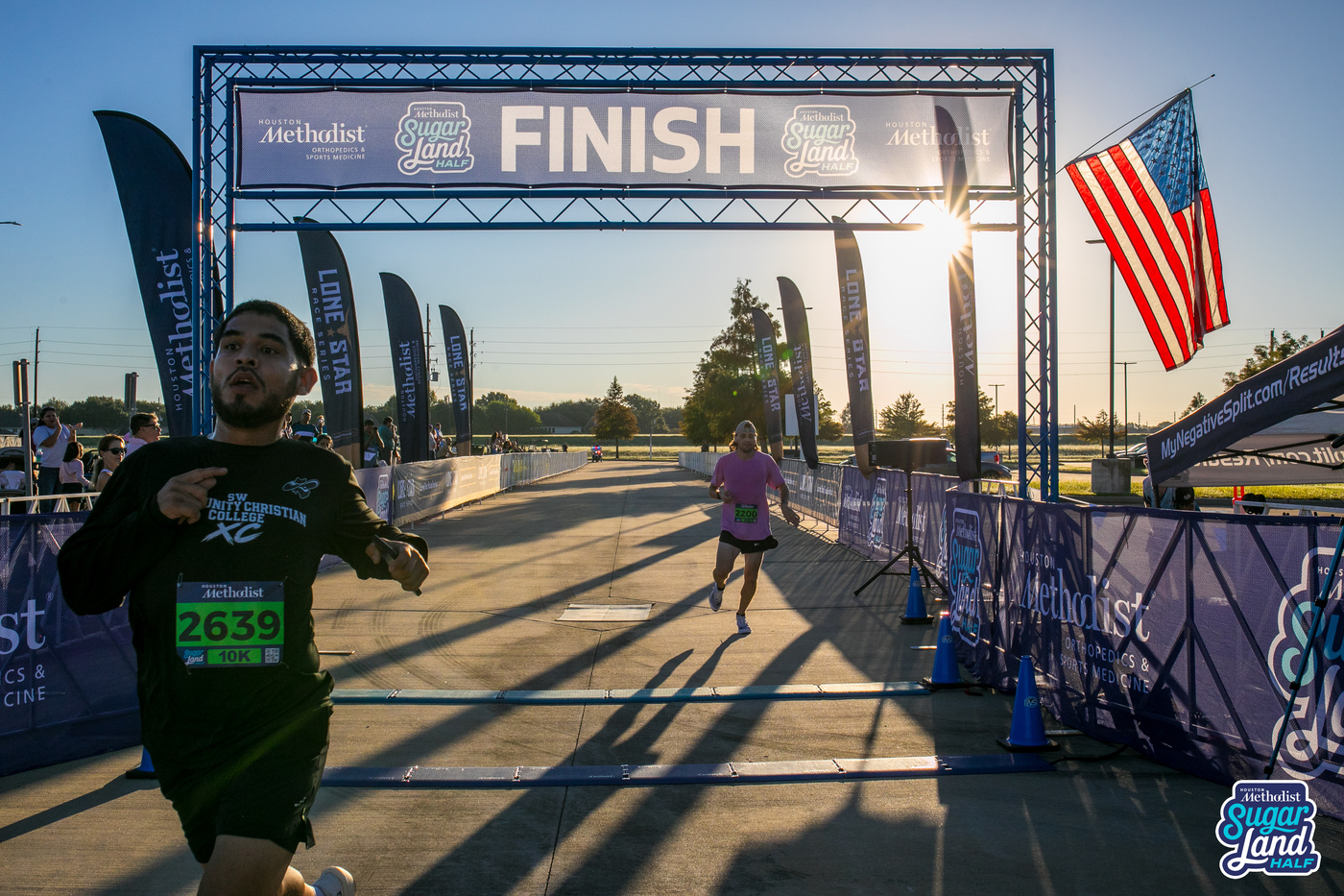 Victor Ruvalcaba, overall male 10K winner, bib 2639