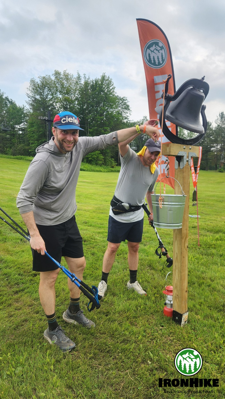 IronHike Mountain Athlete on the self-powered course at Mohawk Mountain Ski Area Cornwall CT