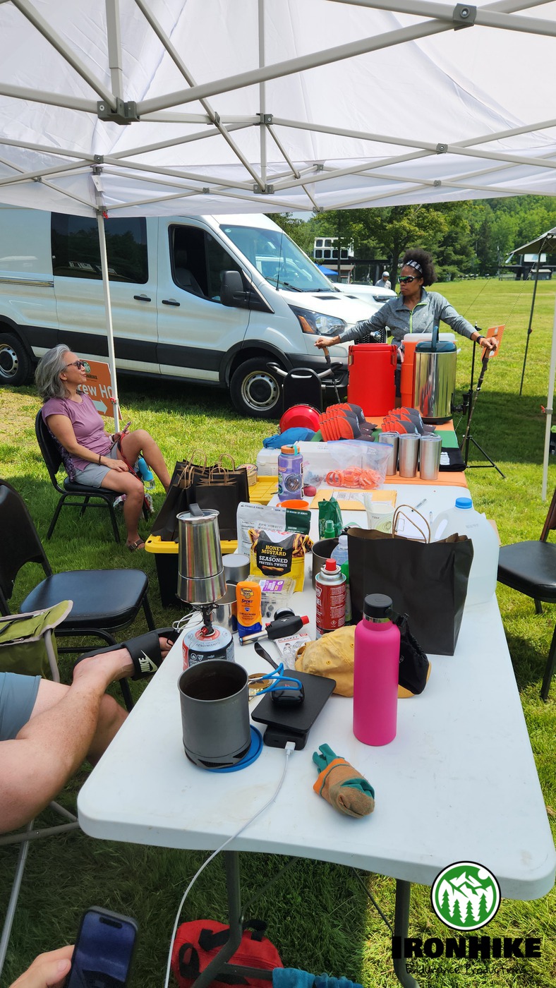 IronHike Trail Family FlexRelay team on elevation endurance Event at Mohawk Mountain Connecticut