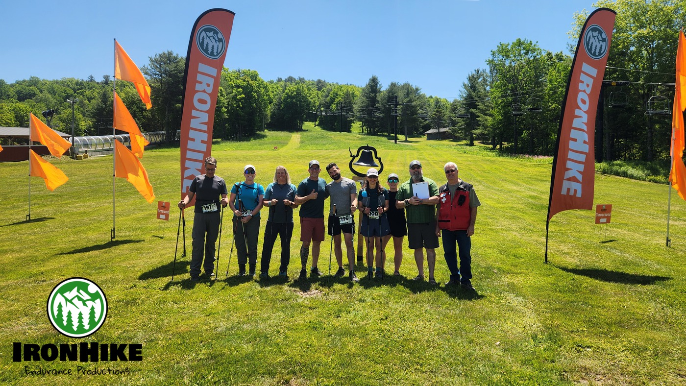 IronHike Mountain Athletes at the Spring Series summit Mohawk Mountain Cornwall CT elevation endurance Event