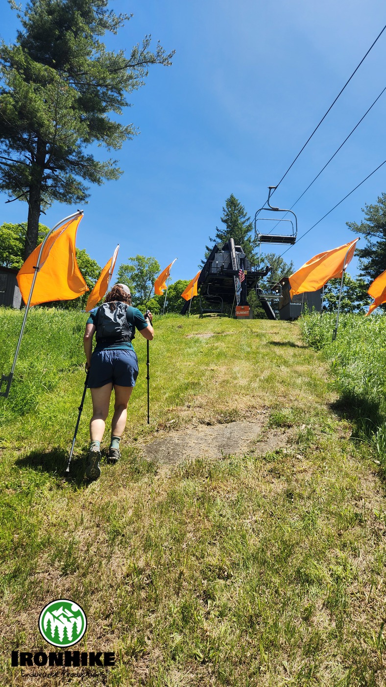 IronHike Mountain Athletes on self-powered vertical trail endurance Event Mohawk Mountain Cornwall CT