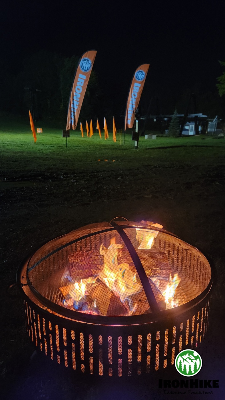Fire pit at Base Camp IronHike Denali Endurance Event