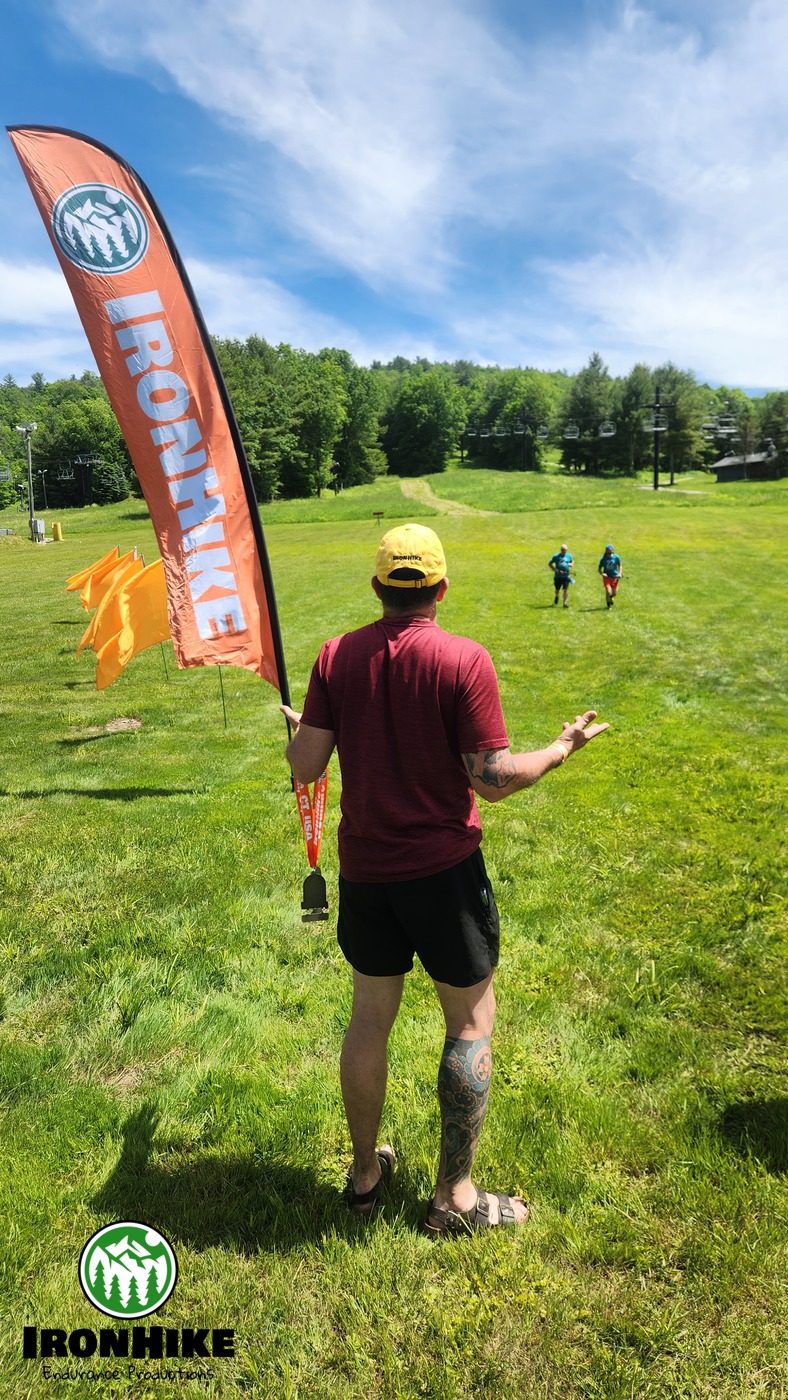 IronHike Trail Family on the Mountain during multi-day vertical endurance Event FlexRelay format