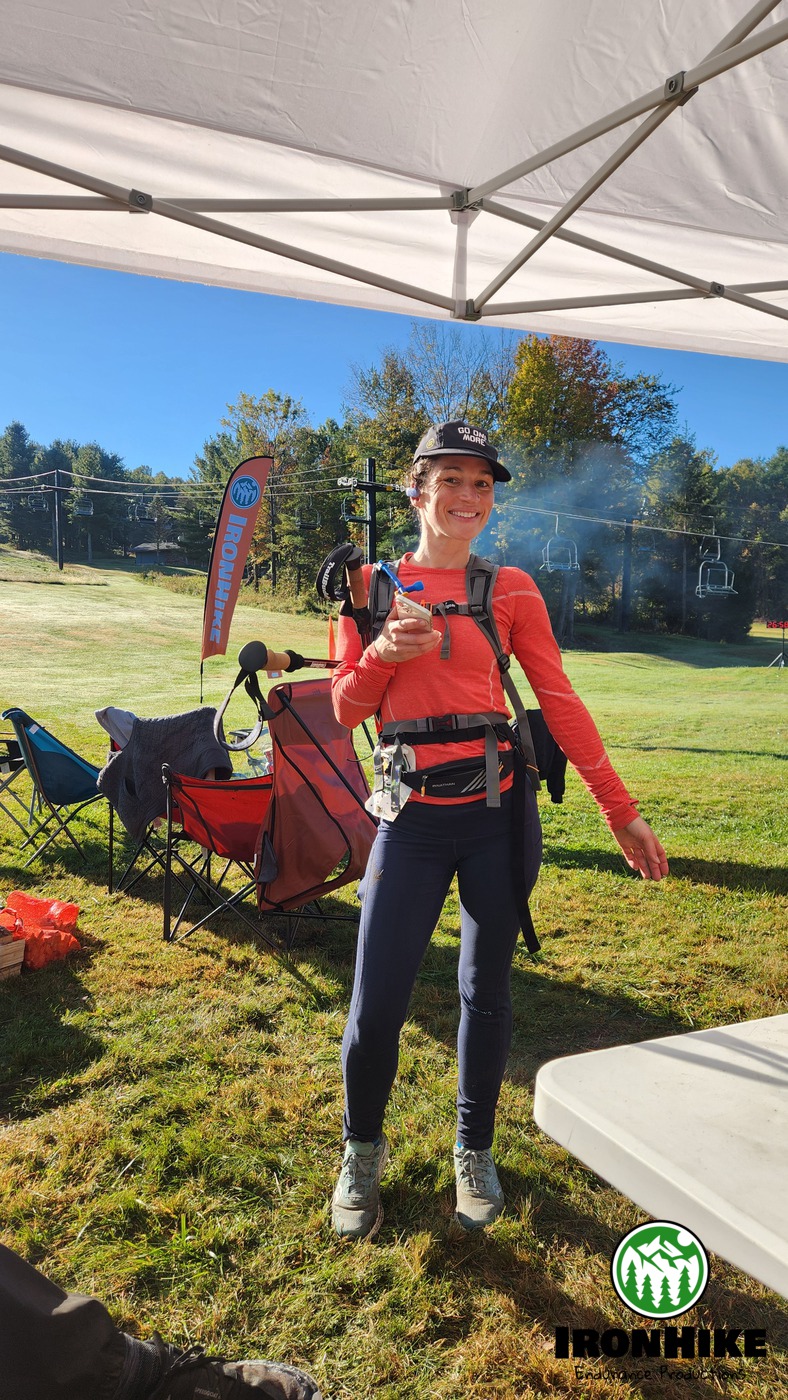 IronHike Mountain Athlete pushing personal limits on self-powered endurance Event at Mohawk Mountain CT