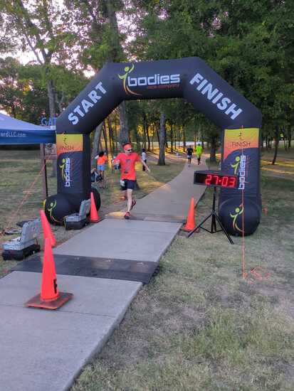 View Finish line in new tab