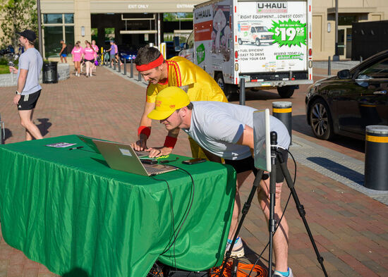 View Race Start Line & Finish Line in new tab