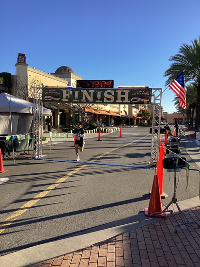 View Finish Line in new tab