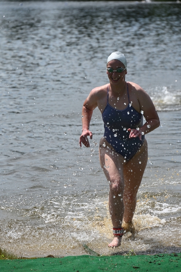 View 1600m Swim Race Finish in new tab