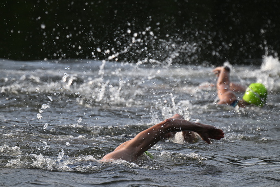 View Super Sprint Triathlon Swim and Swim Finish in new tab