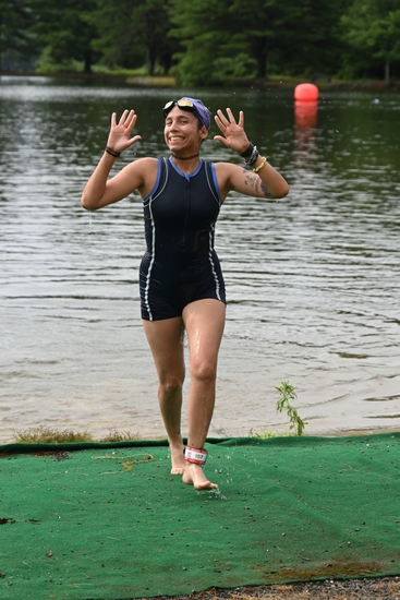 View Sprint Triathlon Swim Finish in new tab