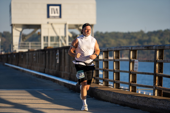 View Half-Marathon Crossing Dam in new tab