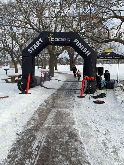 View Finish Line in new tab