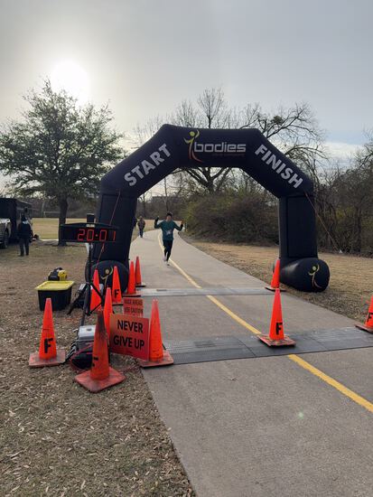 View Finish Line in new tab