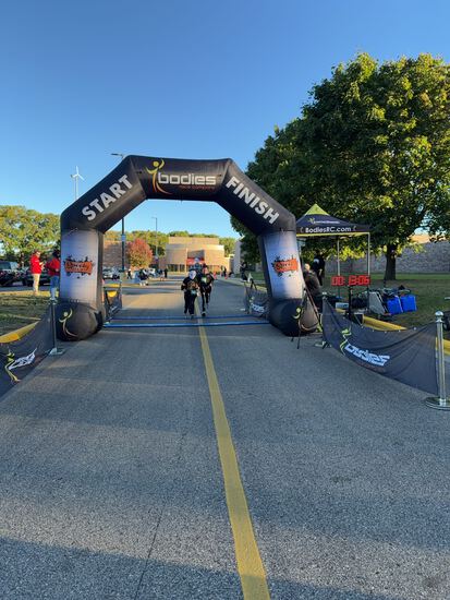 View Finish Line in new tab