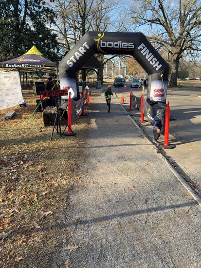 View Finish Line in new tab