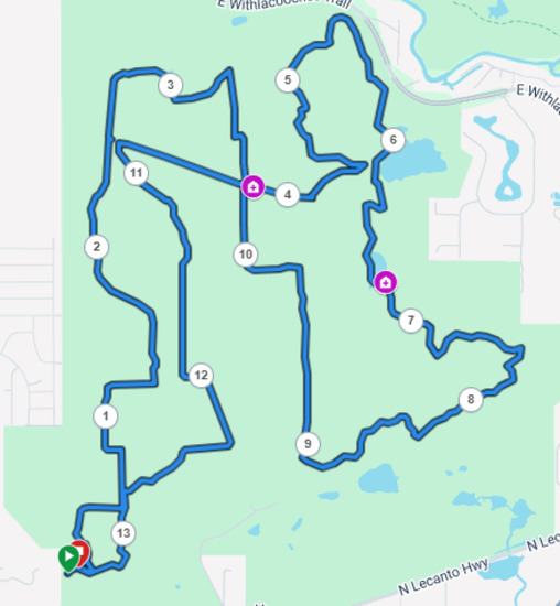 View Course Maps in new tab