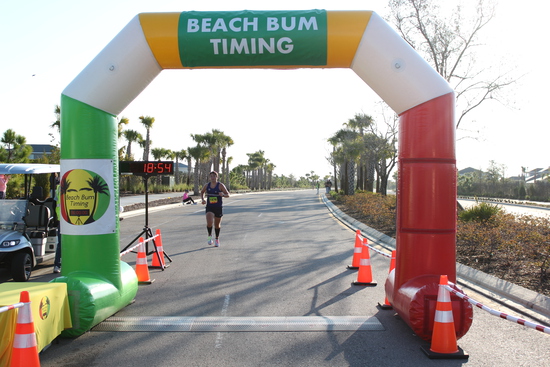 View Beach Bum Timing finish line in new tab