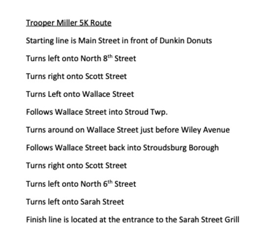 View 5K Route Map in new tab