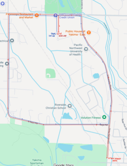 View Course Maps in new tab