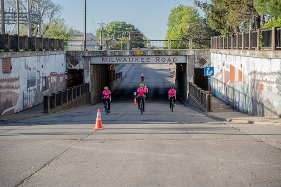 View Bridge Underpass at Mile 1 and W Washington Street in new tab