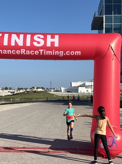 View Finish Line in new tab