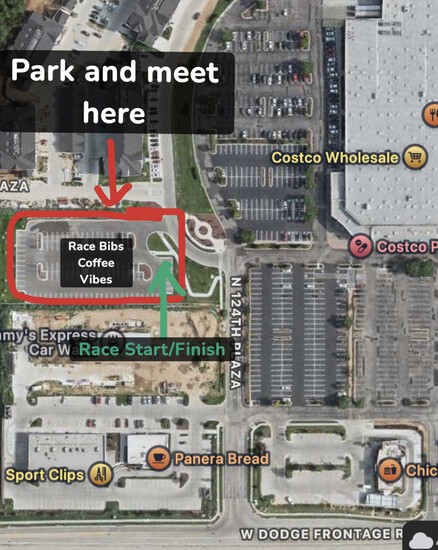View Parking & Bib Pickup in new tab