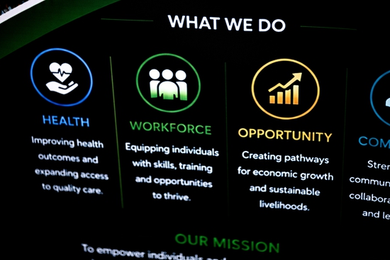 View The Mission: What we do in new tab