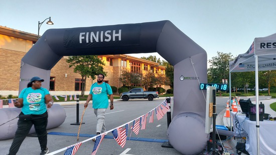 View Finish Line in new tab