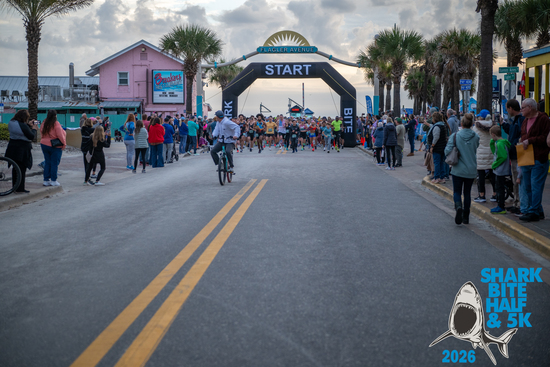 View Shark Bite Half & 5K - 5K Start in new tab