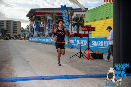 View Shark Bite Half & 5K - 5K Finish in new tab