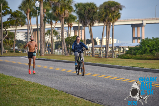 View Shark Bite Half & 5K - Half Runners on Course in new tab