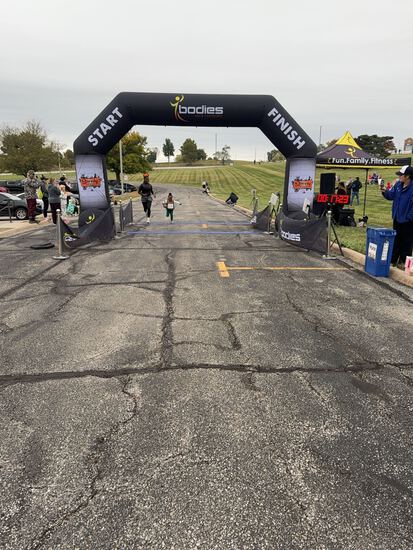 View Finish line in new tab