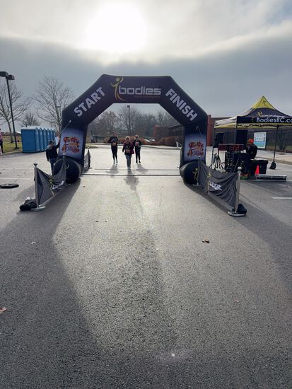 View Finish Line in new tab