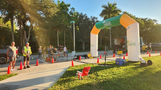 View Finish Line in new tab
