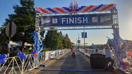 View Finish Line in new tab