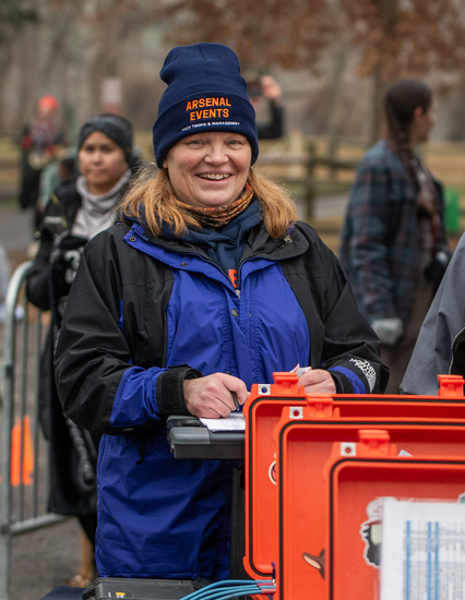 View Staff and Volunteers in new tab