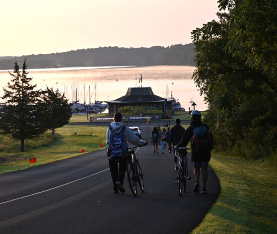 View Prerace and Swim Start in new tab